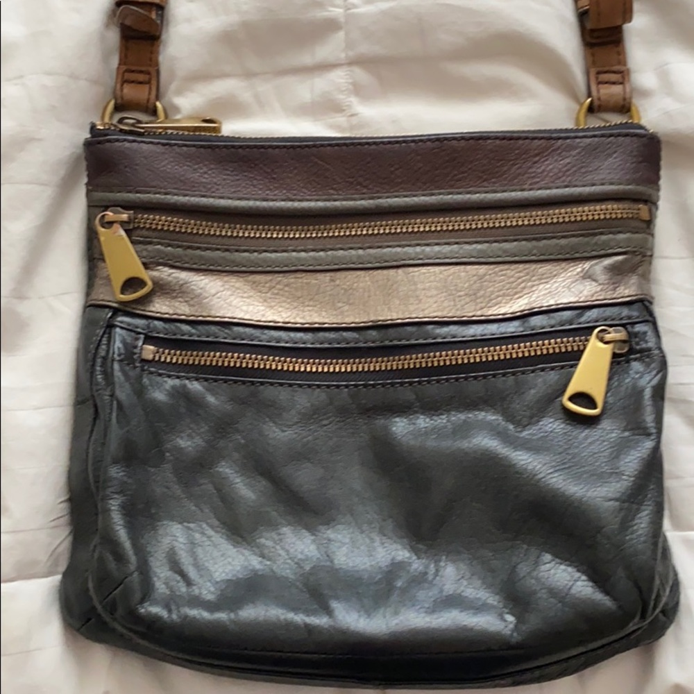 Fossil leather purse